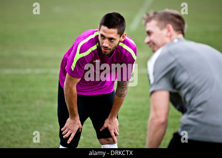 North American Soccer Star Clint Dempsey in London Stockfoto