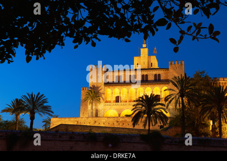 Palma De Mallorca, Almudaina-Palast, Mallorca, Balearen, Spanien, Europa Stockfoto