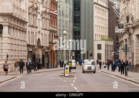 Büroangestellte Fenchurch Street, City of London, England Stockfoto