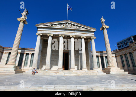 Griechenland Athen Eleftheriou Venizelou Allee der Akademie Stockfoto