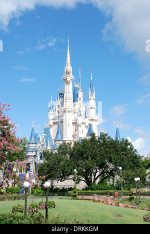 Cinderella Schloss, Fantasyland, Magic Kingdom, Walt Disney World Resort, Orlando, Florida, USA. Stockfoto