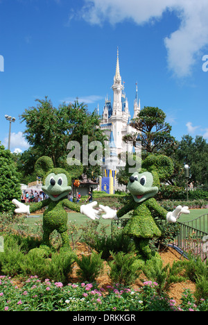 Cinderella Schloss, Fantasyland, Magic Kingdom, Walt Disney World Resort, Orlando, Florida, USA. Stockfoto