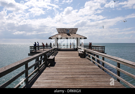 Naples Pier Florida USA Stockfoto