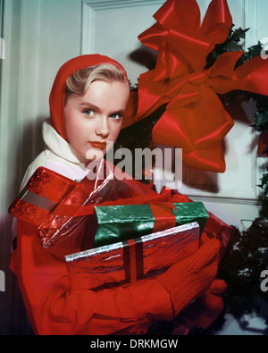 ANNE FRANCIS (1930 – 2011) US film und TV-Schauspielerin über 1956 während die Hauptrolle in dem Film Forbidden Planet Stockfoto