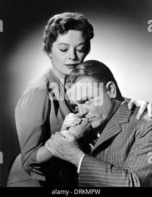 Mann A tausend Gesichter 1957 Universal International Film mit James Cagney und Jane Greer Stockfoto