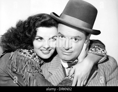 DIE PALECFACE 1948 Paramount Pictures-Film mit Jane Russell und Bob Hope Stockfoto