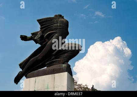 Denkmal der Dankbarkeit nach Frankreich, Festung Kalemegdan, Belgrad, Serbien Stockfoto