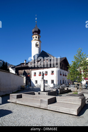 Italien, Südtirol, Innichen, Pfarrkirche St. Michael Stockfoto