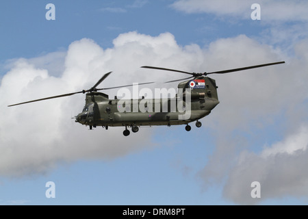 Boeing-Vertol CH-47 Hubschrauber auf Airshow RIAT Stockfoto