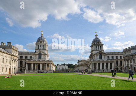 Das Royal Naval College in Greenwich, Südost-London Stockfoto