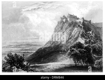 Stirling Castle Schottland ca. 1850 Stockfoto