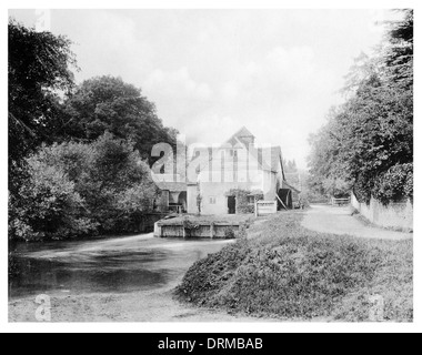 Die Mühle, Mapledurham Watermilll auf dem River Thames, Oxfordshire fotografiert Circa 1910 Stockfoto