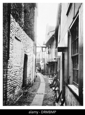 Ein Yarmouth Zeile Norfolk fotografiert um 1910 Stockfoto