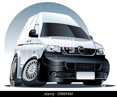 Cartoon-van Stockfoto