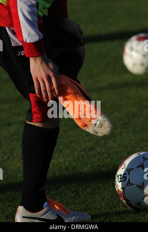 Generische Fußball Atmosphäre. Foto von Tony Henshaw Stockfoto