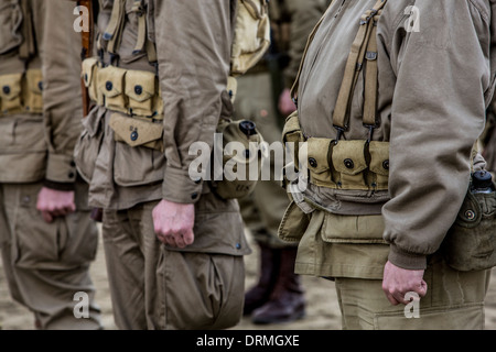 Militär am Strand von Anzio Stockfoto