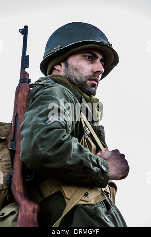 Militär am Strand von Anzio Stockfoto