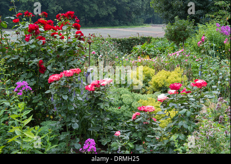 Bauerngarten in Elsten, Niedersachsen, Deutschland Stockfoto