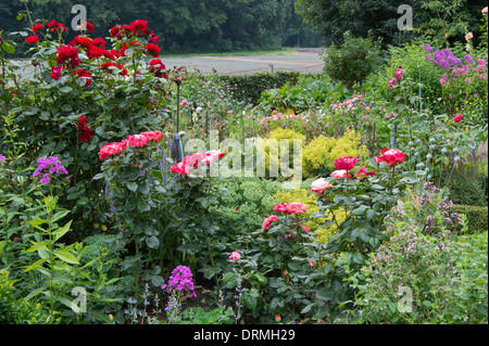 Bauerngarten in Elsten, Niedersachsen, Deutschland Stockfoto