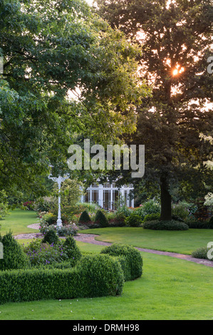 Garten in Visbek, Niedersachsen, Deutschland Stockfoto