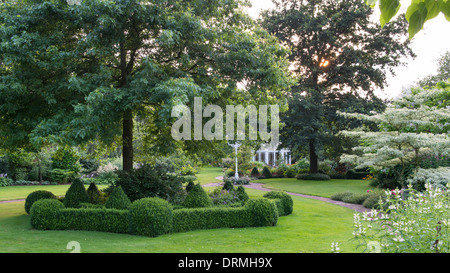 Garten in Visbek, Niedersachsen, Deutschland Stockfoto