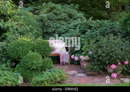Garten in Visbek, Niedersachsen, Deutschland Stockfoto
