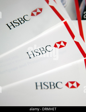 HSBC Bank-Logo, London Stockfoto