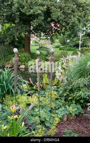 Garten in Visbek, Niedersachsen, Deutschland Stockfoto