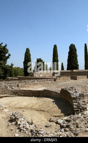 Spanien. Italica. Römische Stadt gegründet ca. 206 v. Chr.. Andalusien. Stockfoto