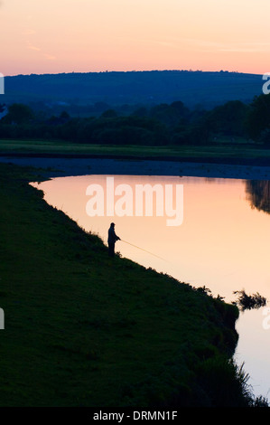 Paxton Turm, eine Torheit in der Nähe von Carmarthenshire Dorf des Llanarthney im Towey Tal. Stockfoto