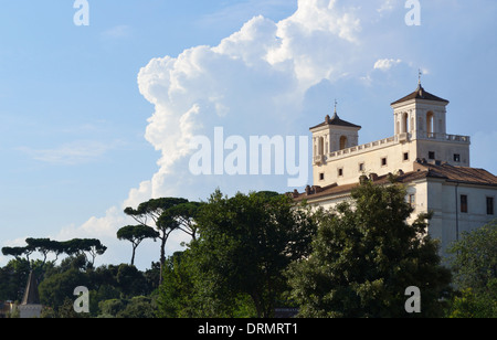 Blick vom Piazza di Spagna, Rom, Italien Stockfoto