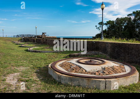 Fort Gaines, Dauphin Island, Alabama. Stockfoto