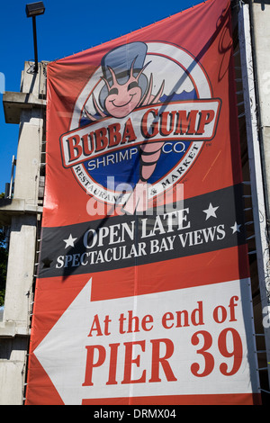 Bubba Gump Shrimp Co. Restaurant San Francisco, CA, California, USA Stockfoto