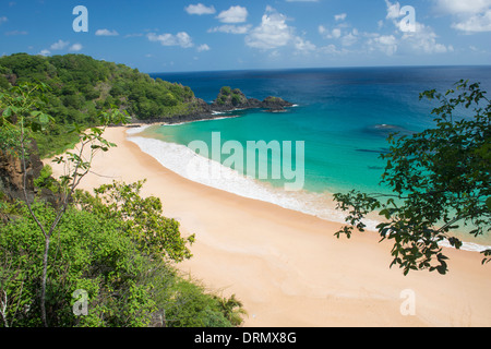 Sancho Beach Fernando De Noronha National Marine Park Brasilien Brasiliens beste Strand Atlantik zum UNESCO-Weltkulturerbe Stockfoto