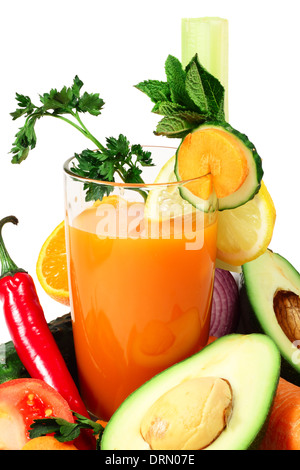 Gemüsesaft Stockfoto