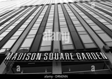 Exterieur des Madison Square Garden in Midtown Manhattan. Stockfoto