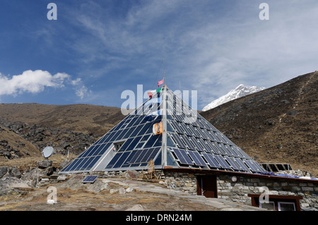 Die Pyramide internationale Labor- und Observatorium in Lobuche in der Khumbu-Tal, Nepal Stockfoto