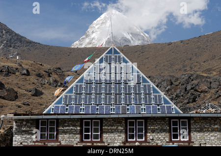 Die Pyramide internationale Labor- und Observatorium in Lobuche in der Khumbu-Tal, Nepal Stockfoto