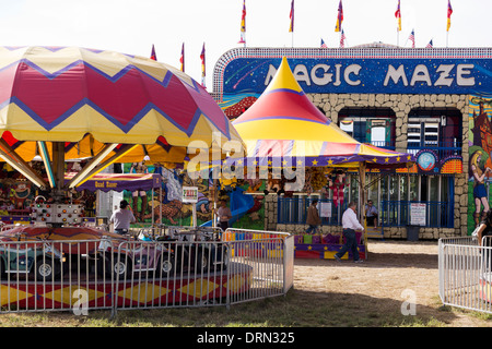 Karnevalsumzügen in Mission, Texas, USA eingerichtet. Stockfoto