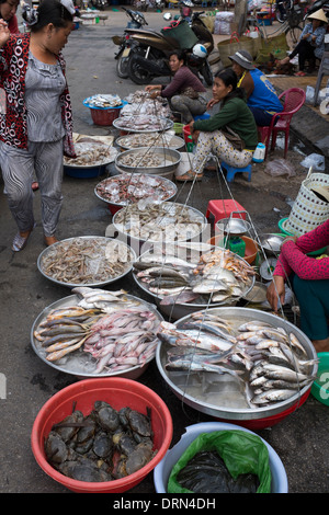 Fischmarkt meine Tho Stockfoto