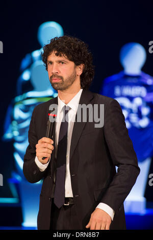 Mailand, Italien. 27. Januar 2014. Damiano Tommasi Football / Soccer: Gran Gala del Calcio AIC 2013 Preisverleihung im RAI Studio in Mailand, Italien. Bildnachweis: Maurizio Borsari/AFLO/Alamy Live-Nachrichten Stockfoto