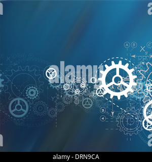 Zahnrad abstrakten Hintergrund - Bild Stockfoto