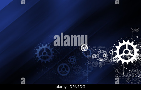 Zahnrad abstrakten Hintergrund - Bild Stockfoto