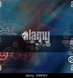 Zahnrad abstrakten Hintergrund - Bild Stockfoto