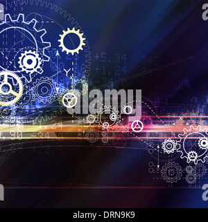 Zahnrad abstrakten Hintergrund - Bild Stockfoto