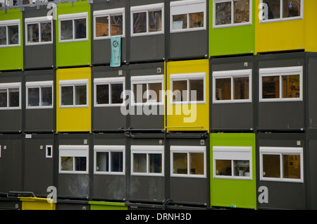 Büroeinheiten am Umbau-Projekt von Le Forum des Les Halles im 1. Arrondissement im Bau, Paris, Frankreich. Stockfoto