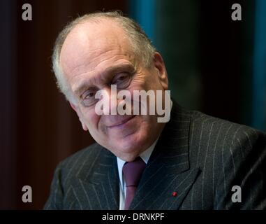 Berlin, Deutschland. 30. Januar 2014. Präsident des World Jewish Congress Ronald S. Lauder in Berlin, Deutschland, 30. Januar 2014. Foto: BRITTA PEDERSEN/Dpa/Alamy Live News Stockfoto