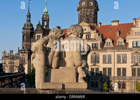 Dresdner Schloss, Dresden, Sachsen, Deutschland Stockfoto