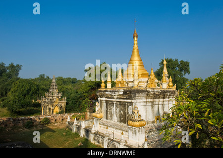 Myanmar, Mandalay, Inwa, Mahar Aung Mye Bon Kloster San Stockfoto