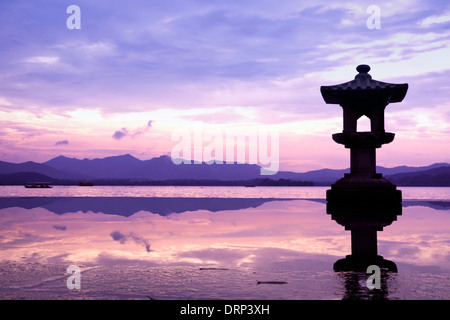 Der Westsee in Hangzhou, China Stockfoto